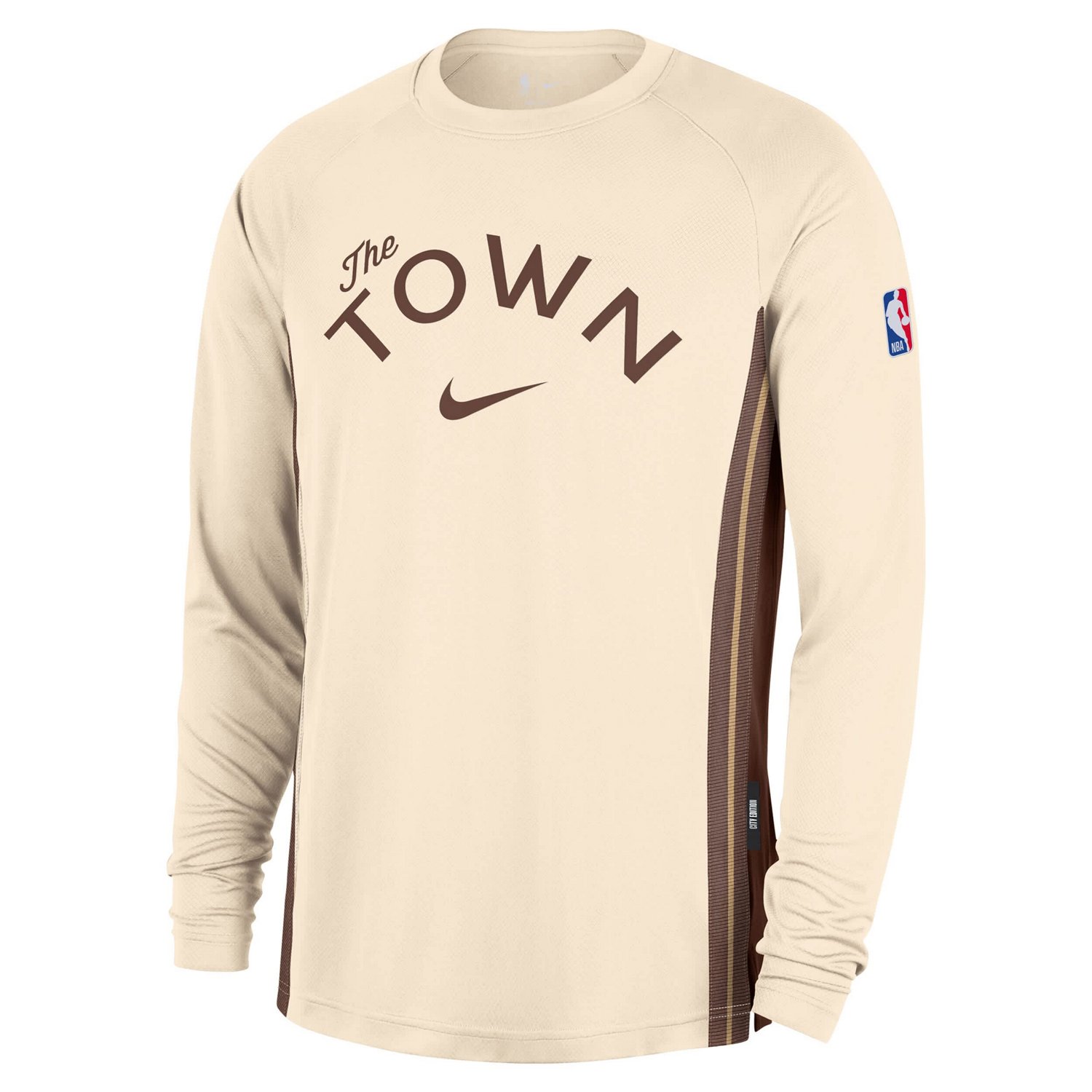 Nike Golden State Warriors 2025 26 City Edition Authentic Pregame Dri-FIT Long Sleeve Shooting T-Shirt - view number 2