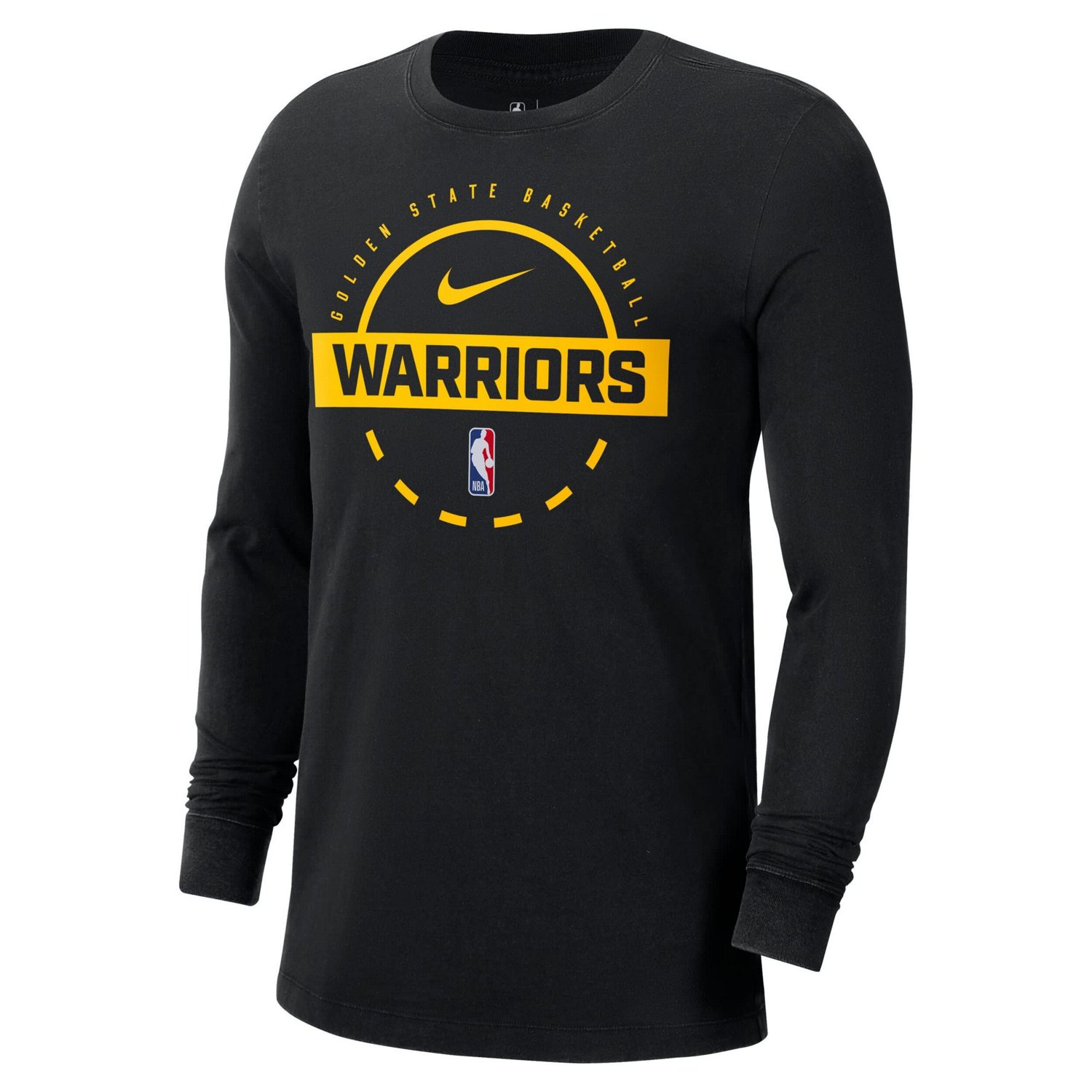 Nike Golden State Warriors Authentic Long Sleeve Practice T-Shirt - view number 2