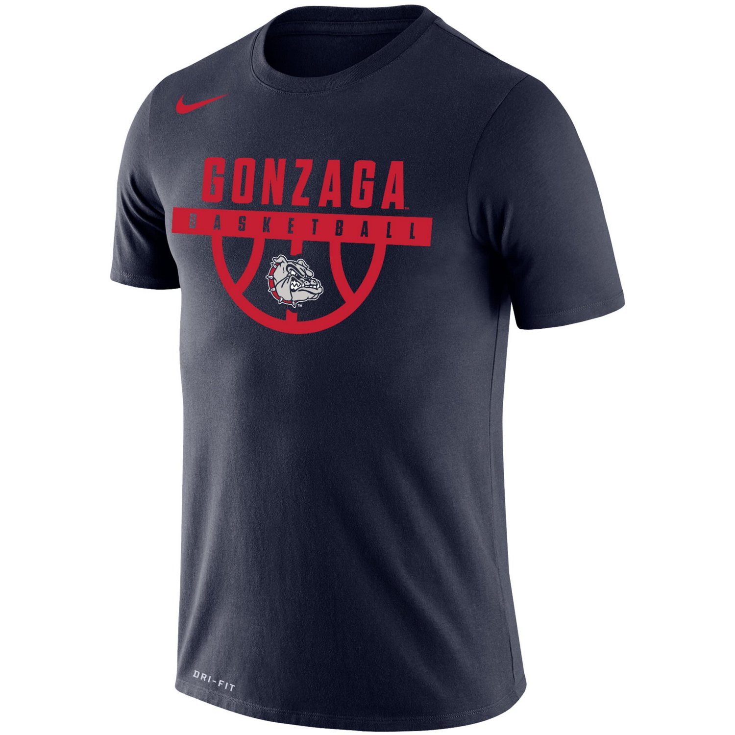 Nike Gonzaga Bulldogs Basketball Drop Legend Performance T-Shirt - view number 2