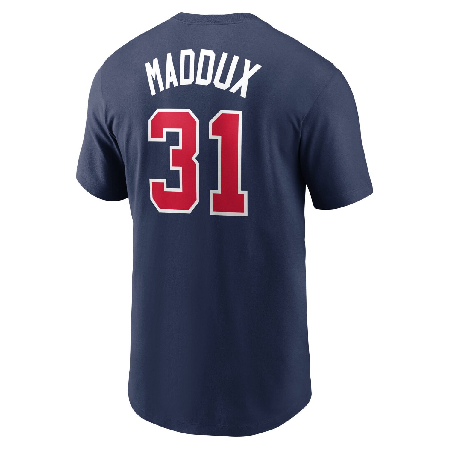 Nike Greg Maddux Atlanta Braves Fuse Name  Number T-Shirt                                                                        - view number 3