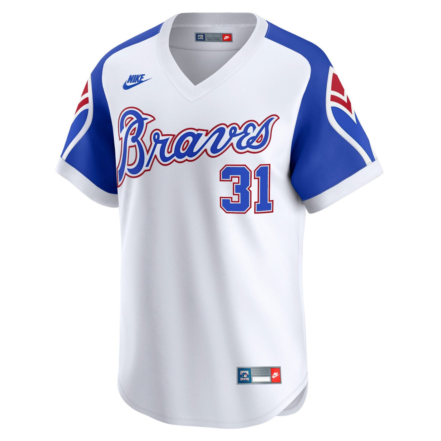 Nike Greg Maddux Atlanta Braves Throwback Cooperstown Collection Limited Jersey - view number 2