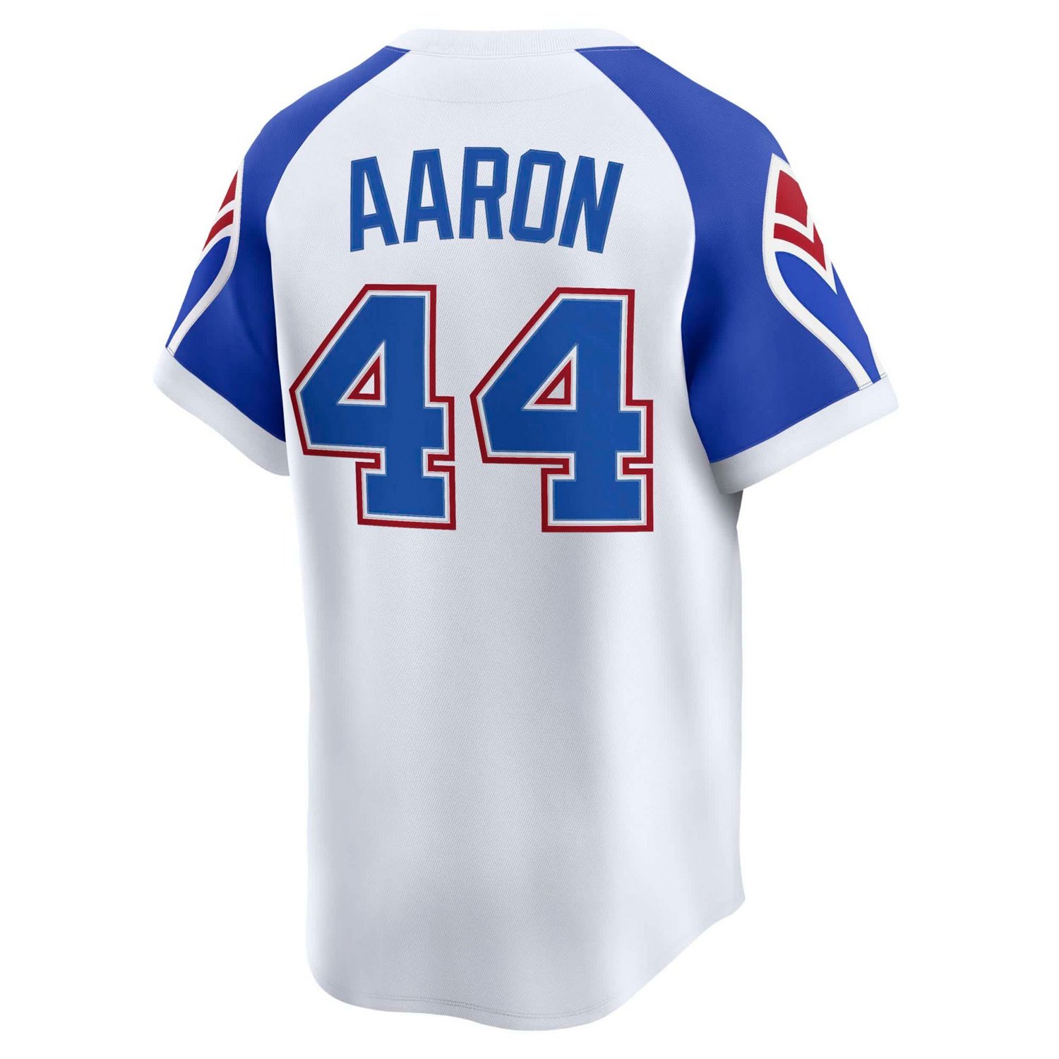 Nike Hank Aaron Atlanta Braves Throwback Cooperstown Collection Limited Jersey - view number 3
