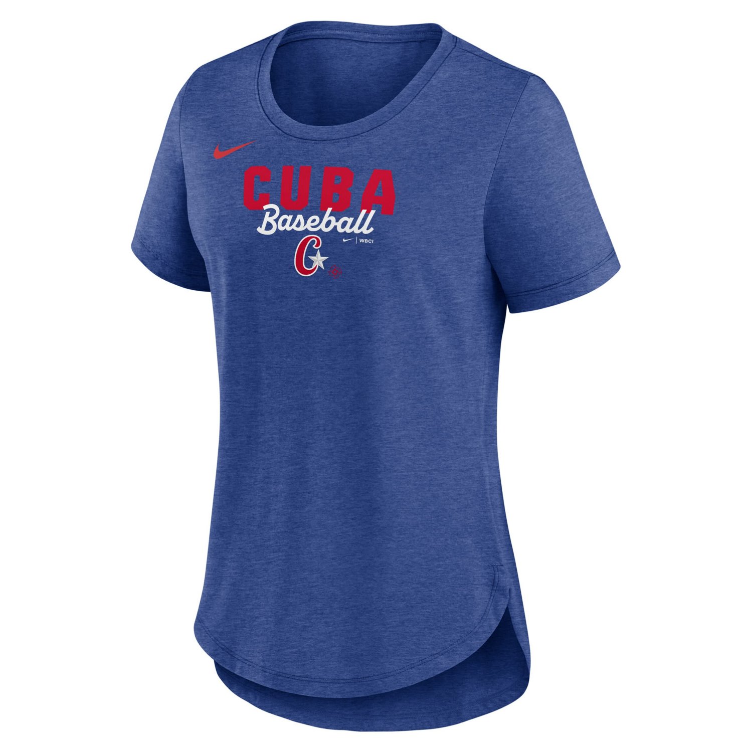 Nike Heather Cuba Baseball 2026 World Baseball Classic Arched Tri-Blend T-Shirt - view number 4
