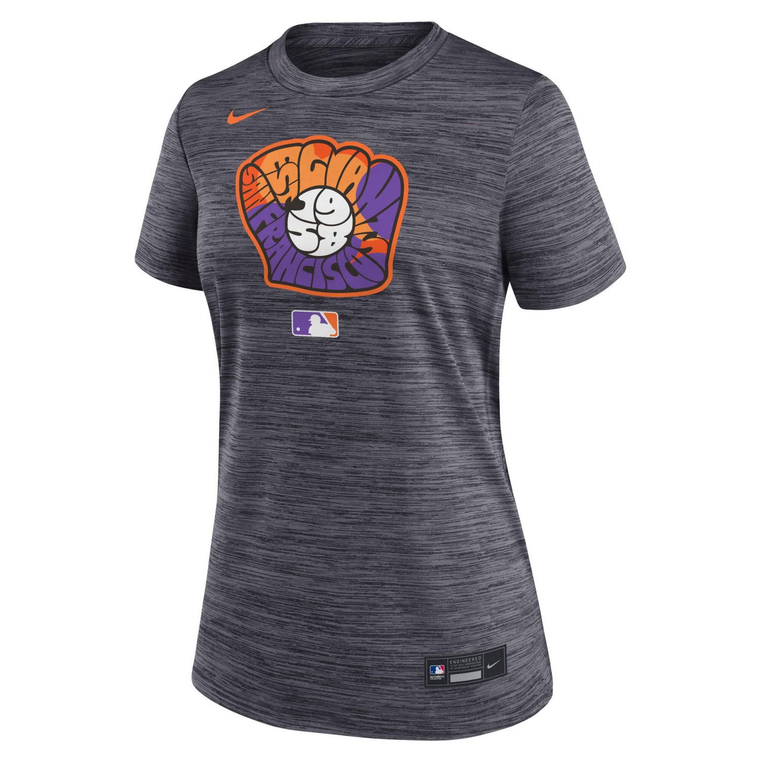 Nike Heather San Francisco Giants 2025 City Connect Authentic Collection Velocity Performance T-Shirt - view number 4