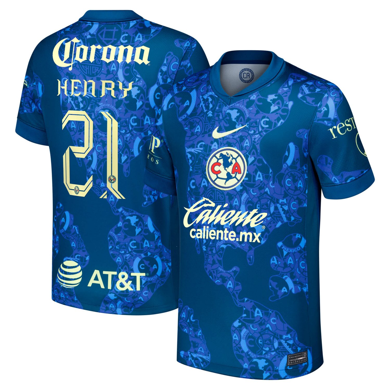 Nike Henry Martin Club America 2024 25 Away Replica Player Jersey