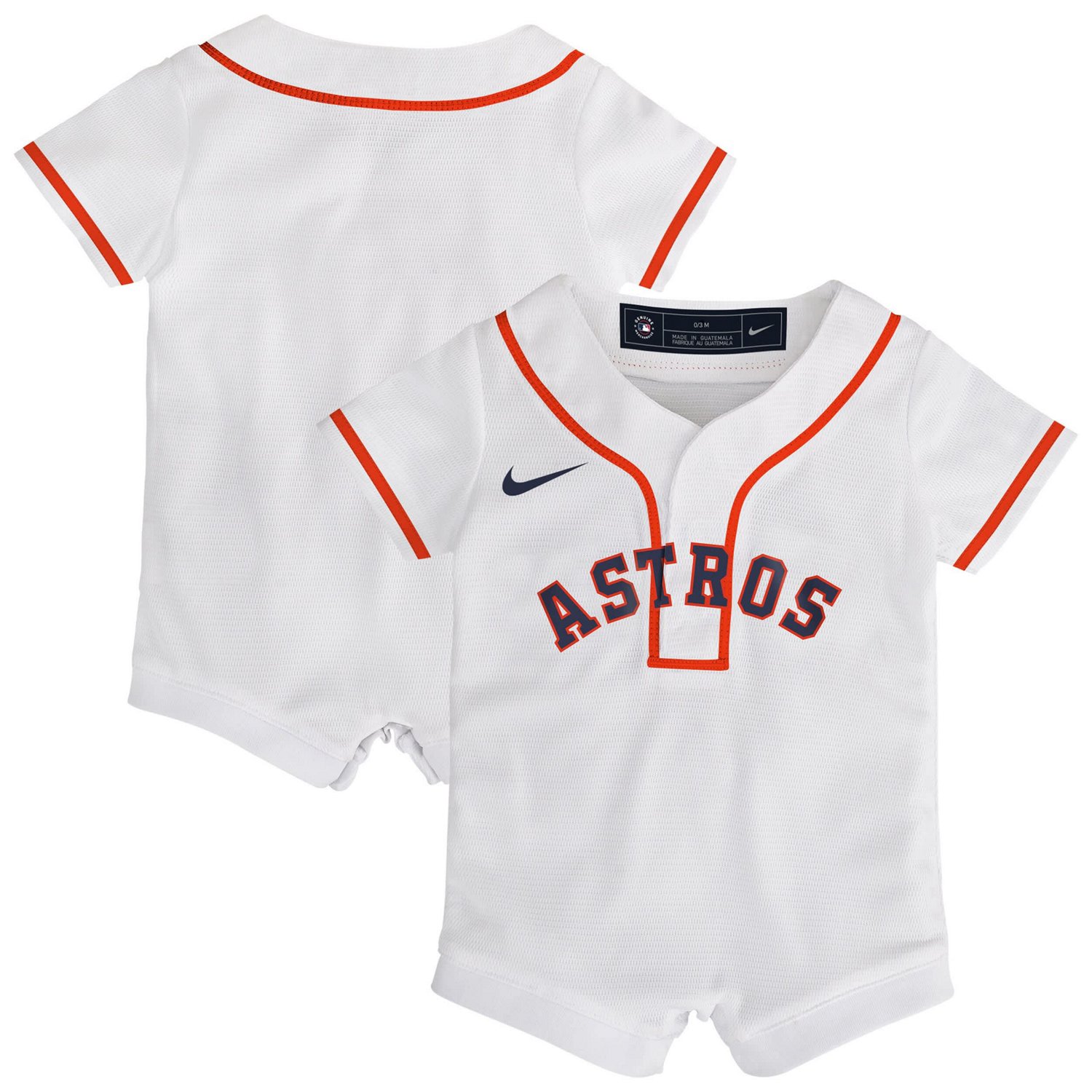 Nike Houston Astros Home Replica Romper Jersey