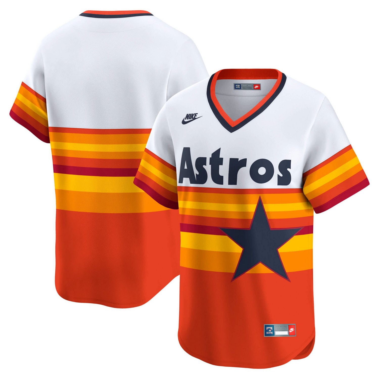 Nike Houston Astros Throwback Cooperstown Collection Limited Jersey - view number 1