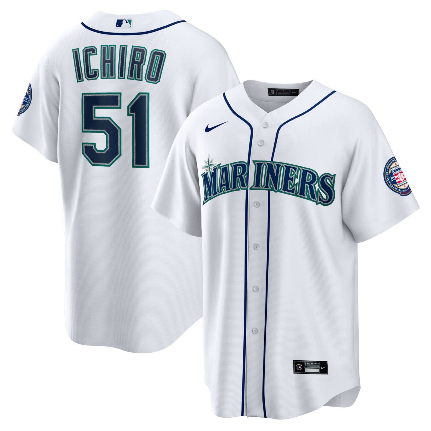 Nike Ichiro Suzuki Seattle Mariners 2025 Baseball Hall of