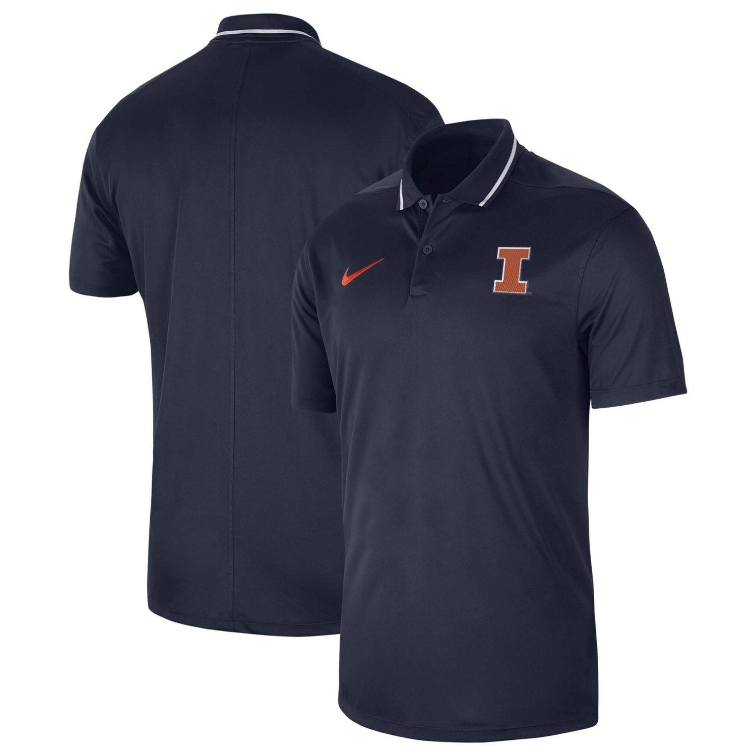 Nike Illinois Fighting Illini 2023 Sideline Coaches Performance Polo