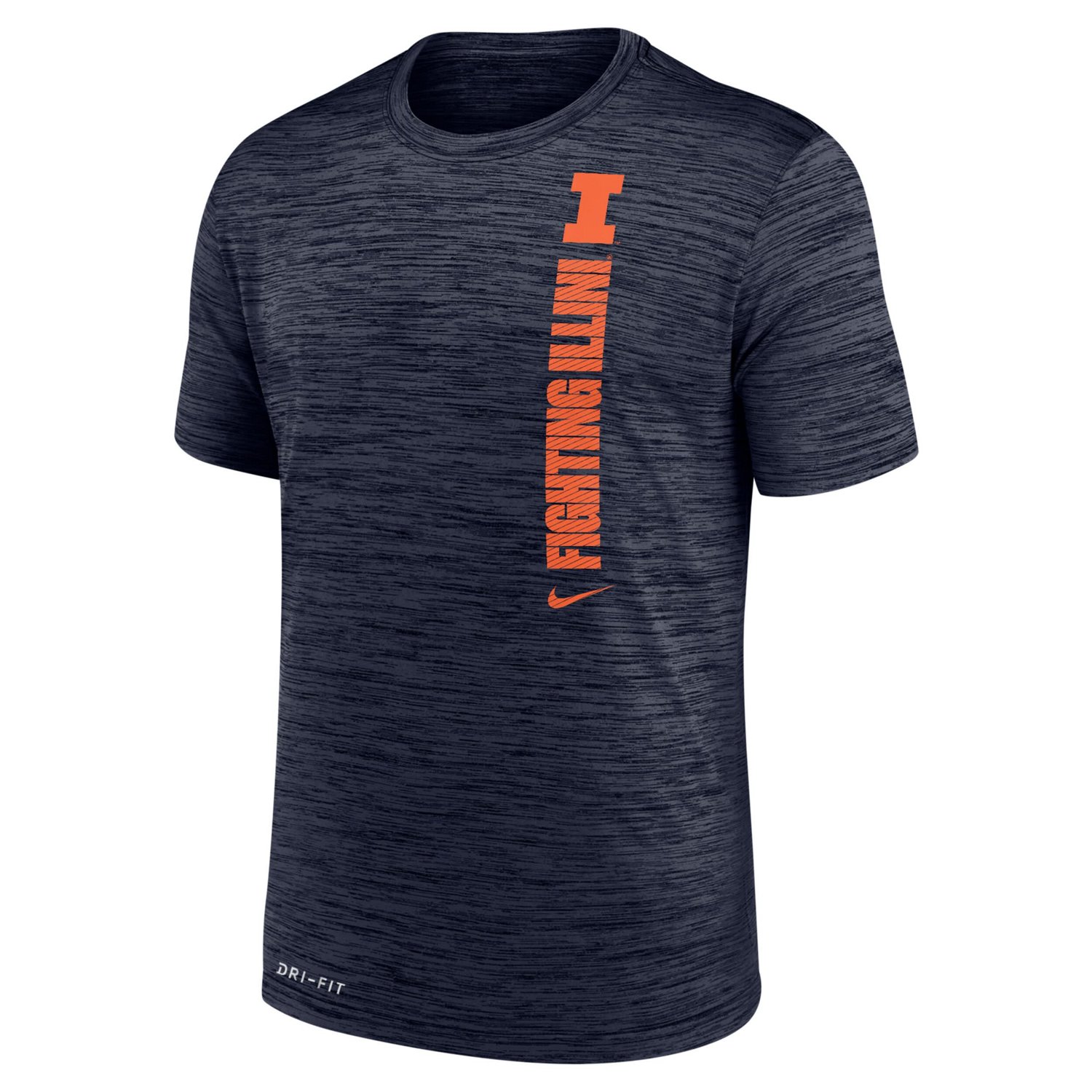 Nike Illinois Fighting Illini 2024 Sideline Velocity Legend Performance T-Shirt - view number 2