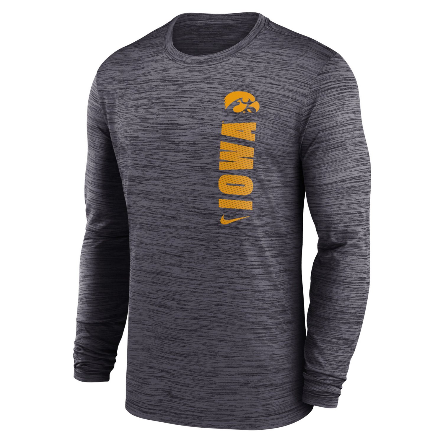 Nike Iowa Hawkeyes 2024 Sideline Velocity Performance Long Sleeve T-Shirt - view number 2