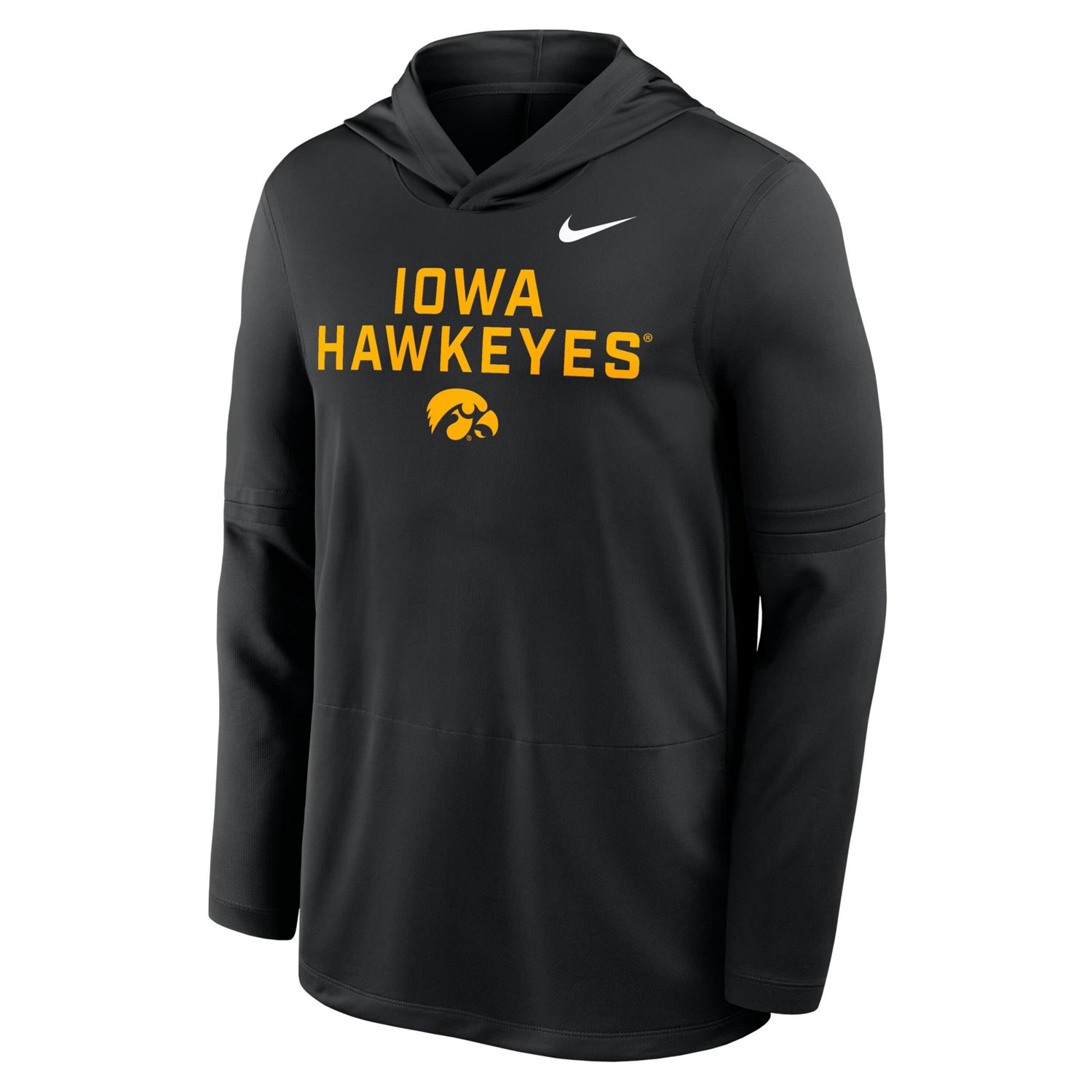 Nike Iowa Hawkeyes 2025 Sideline Performance Long Sleeve Hoodie T-Shirt - view number 4