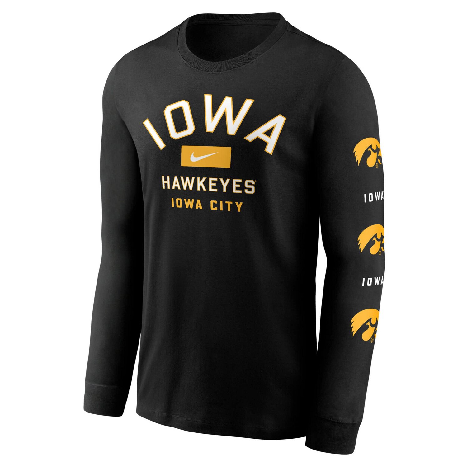Nike Iowa Hawkeyes Classic Location Long Sleeve T-Shirt - view number 2