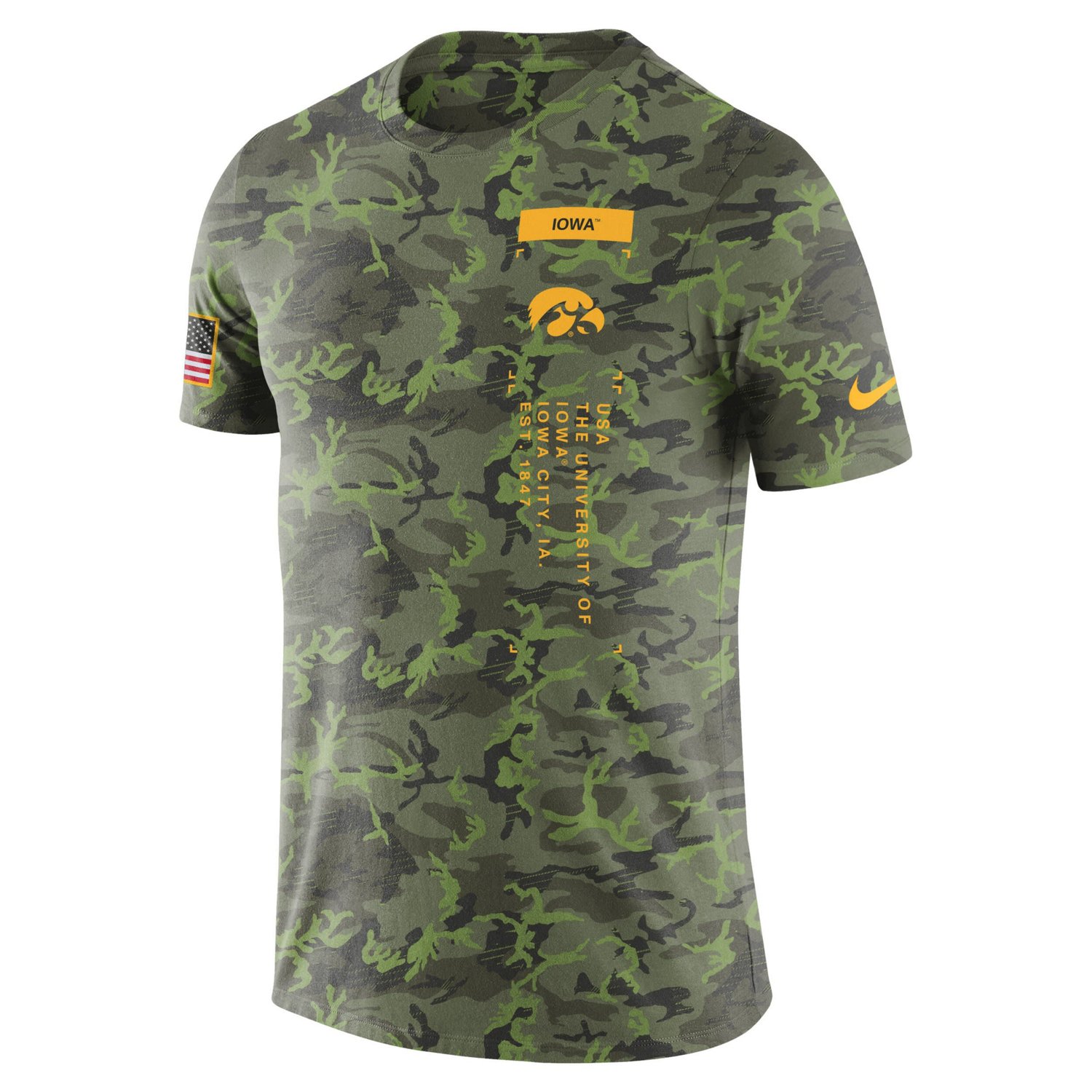 Nike Iowa Hawkeyes Military T-Shirt                                                                                              - view number 2