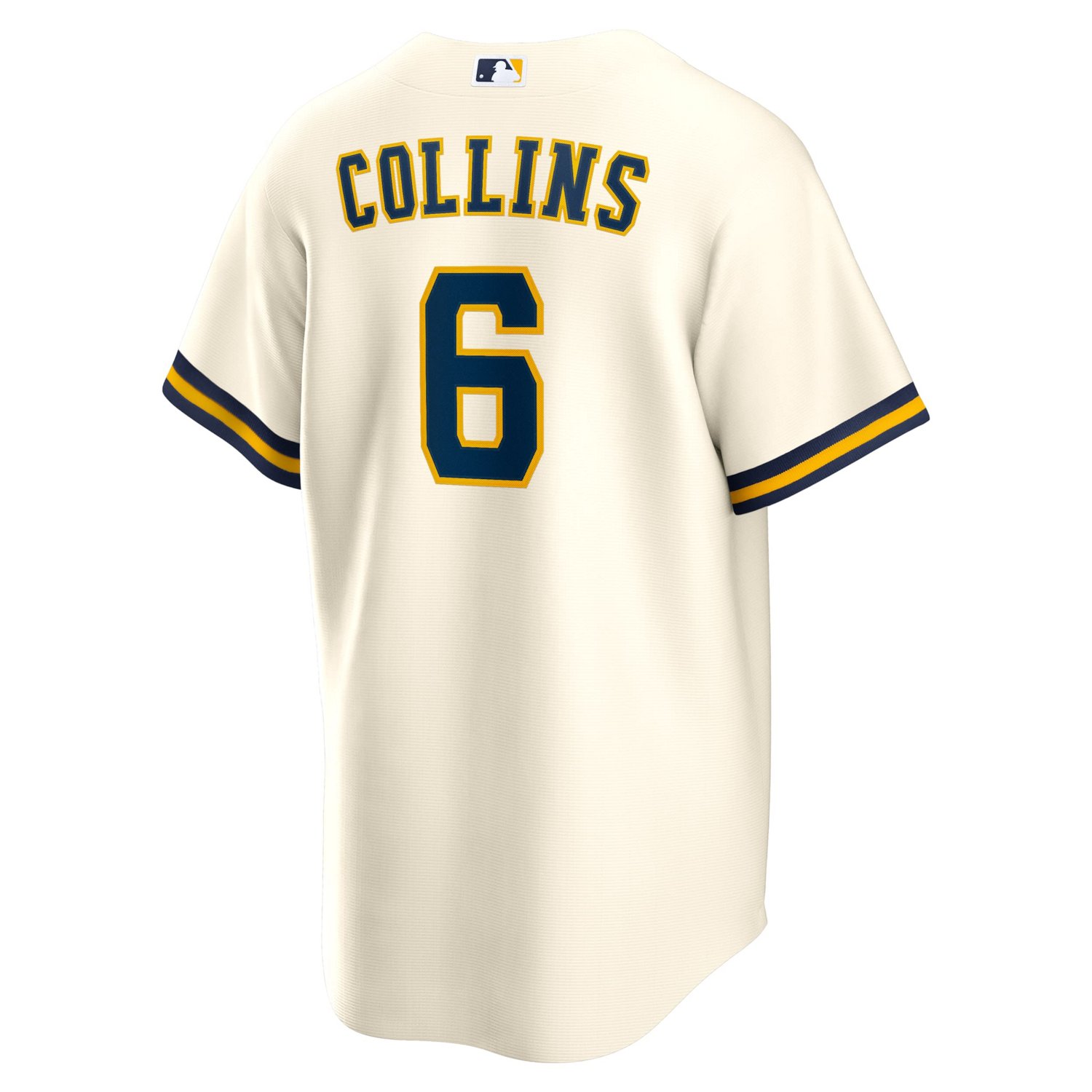 Nike Isaac Collins Milwaukee Brewers Home Replica Jersey - view number 3