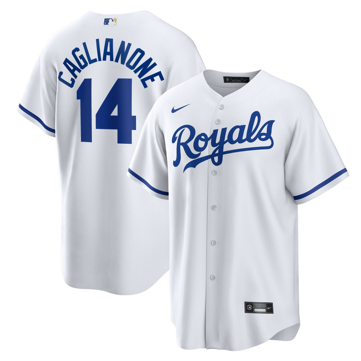 Nike Jac Caglianone Kansas City Royals Home Replica Jersey