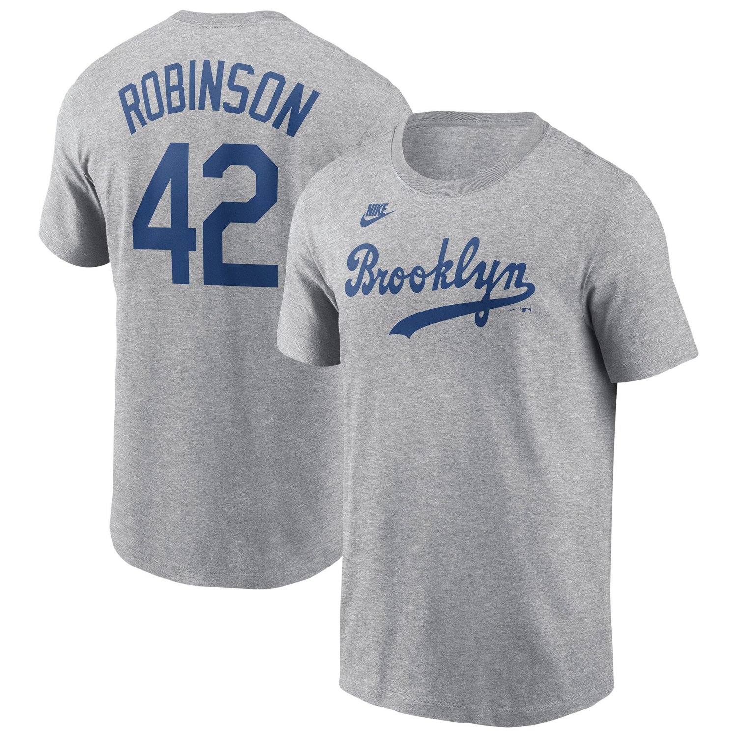 Nike Jackie Robinson Brooklyn Dodgers Cooperstown Collection Fuse Name  Number T-Shirt