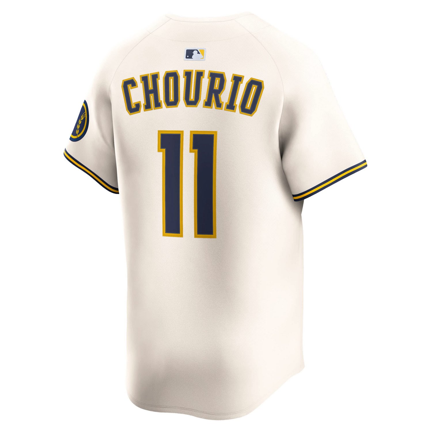 Nike Jackson Chourio Milwaukee Brewers Home Limited Jersey - view number 3
