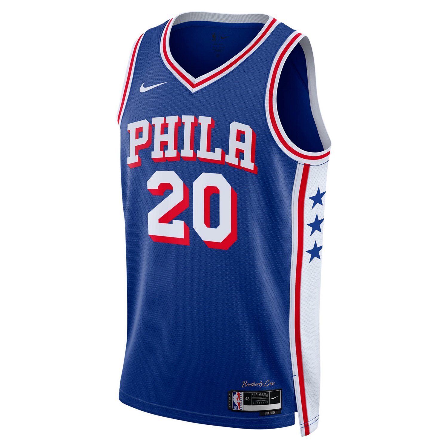 Nike Jared McCain Philadelphia 76ers Swingman Jersey - Icon Edition                                                              - view number 2
