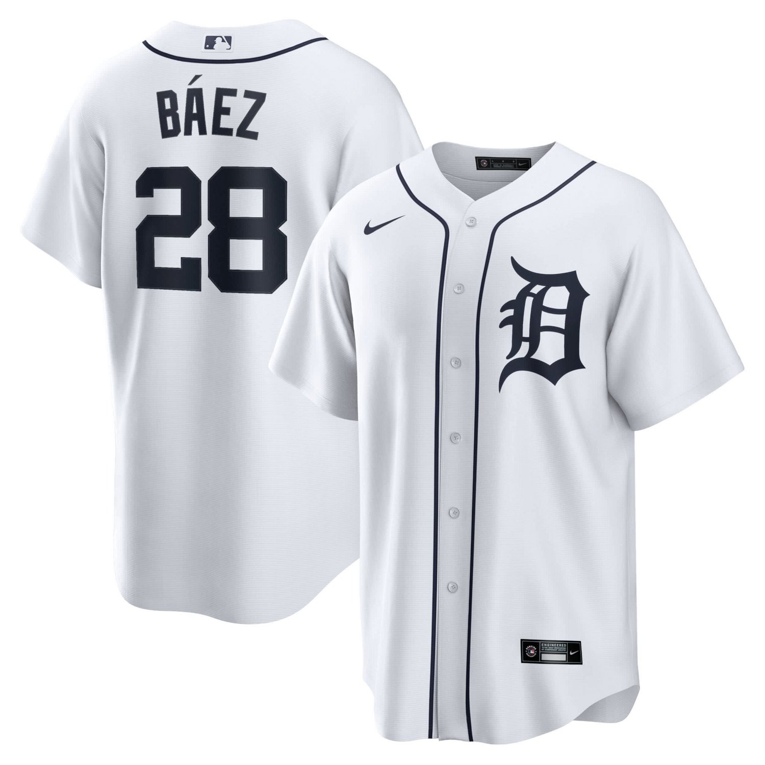 Nike Javier Baez Detroit Tigers Home Replica Player Jersey                                                                      