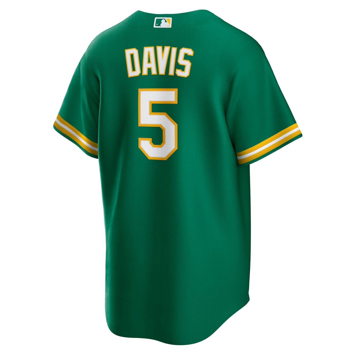 Nike JD Davis Kelly Oakland Athletics Alternate Replica Jersey Academy