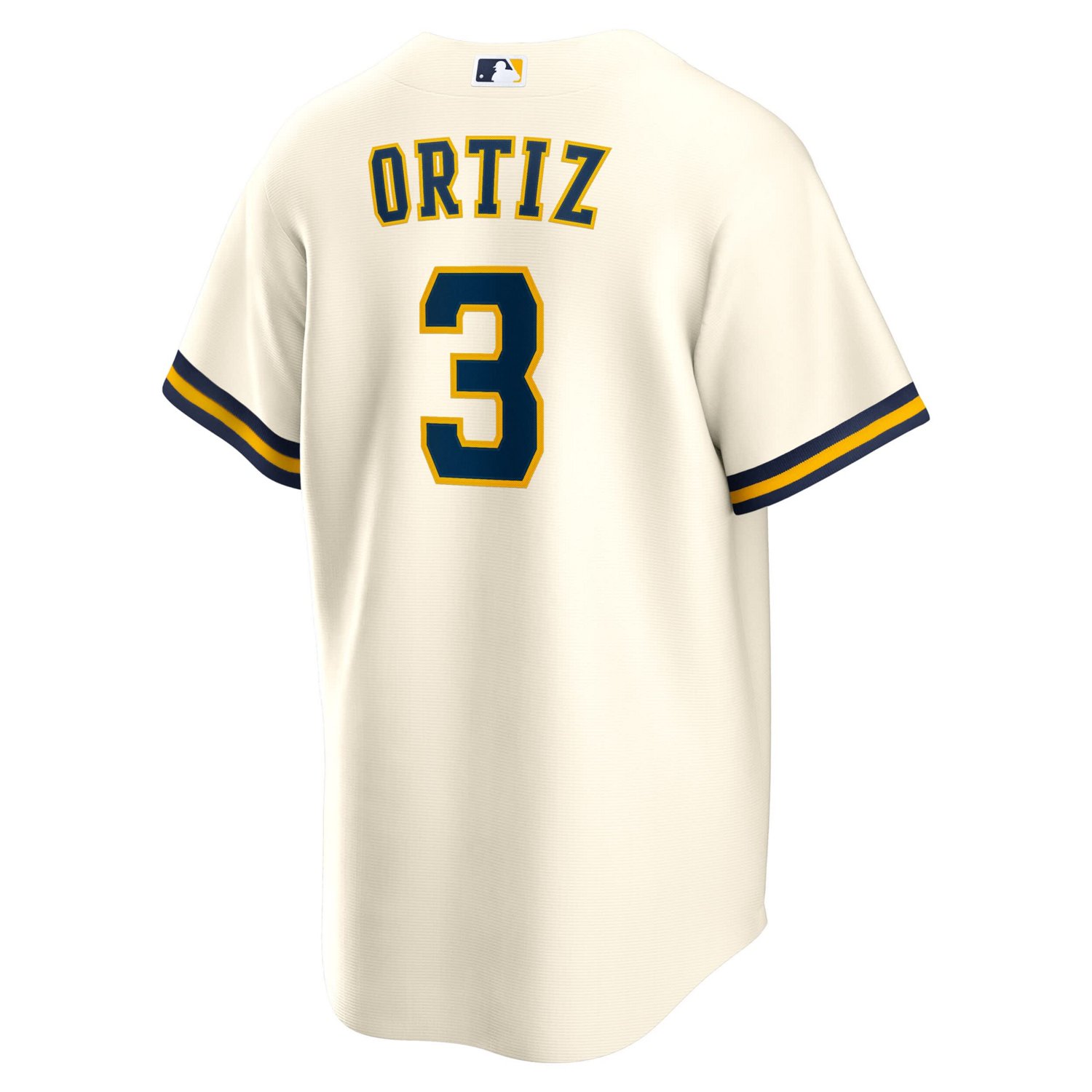 Nike Joey Ortiz Milwaukee Brewers Home Replica Jersey - view number 3
