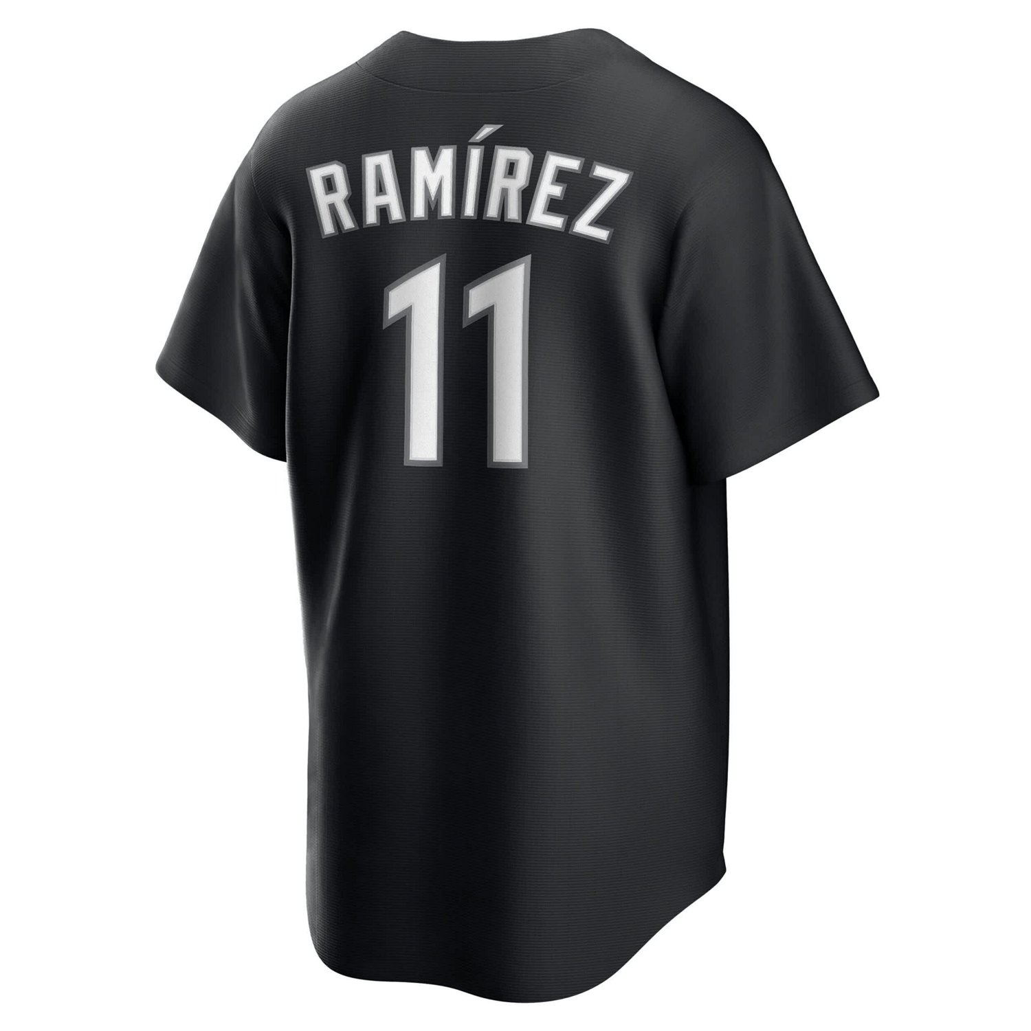 Nike Jos Ramrez Cleveland Guardians Lights Out Replica Player Jersey - view number 3