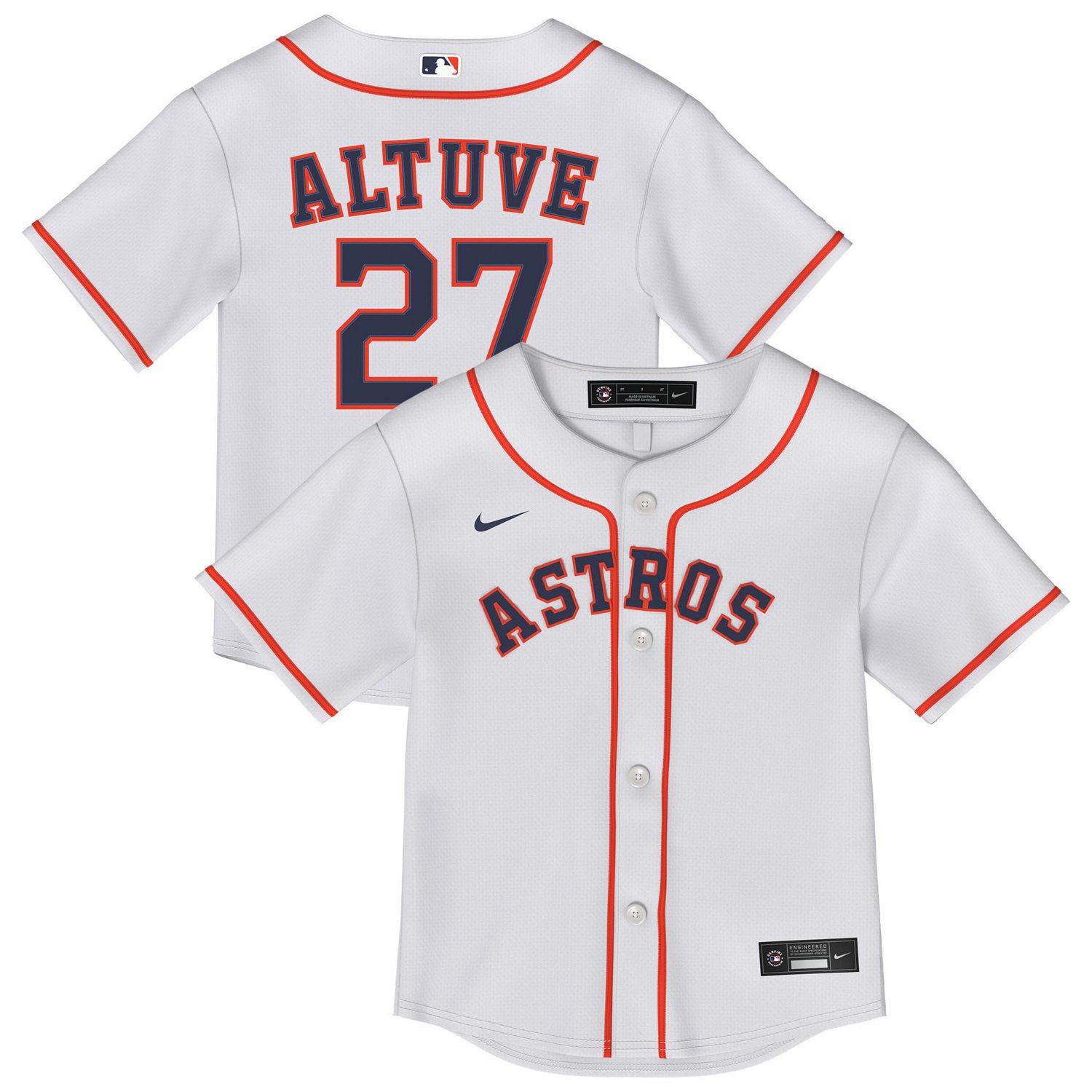 Nike Jose Altuve Houston Astros Home Replica Jersey