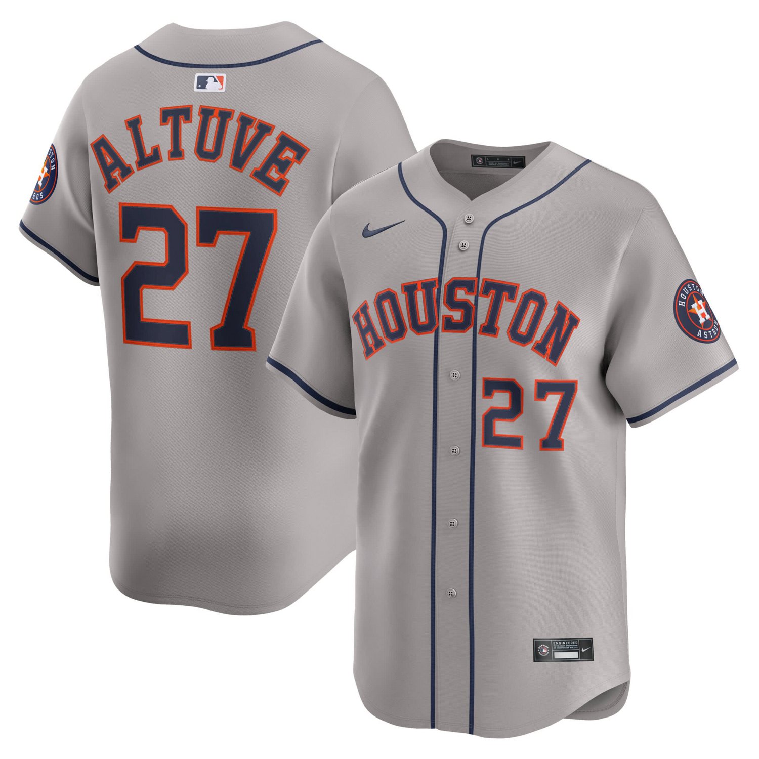 Nike Jose Altuve Houston Astros Road Limited Player Jersey