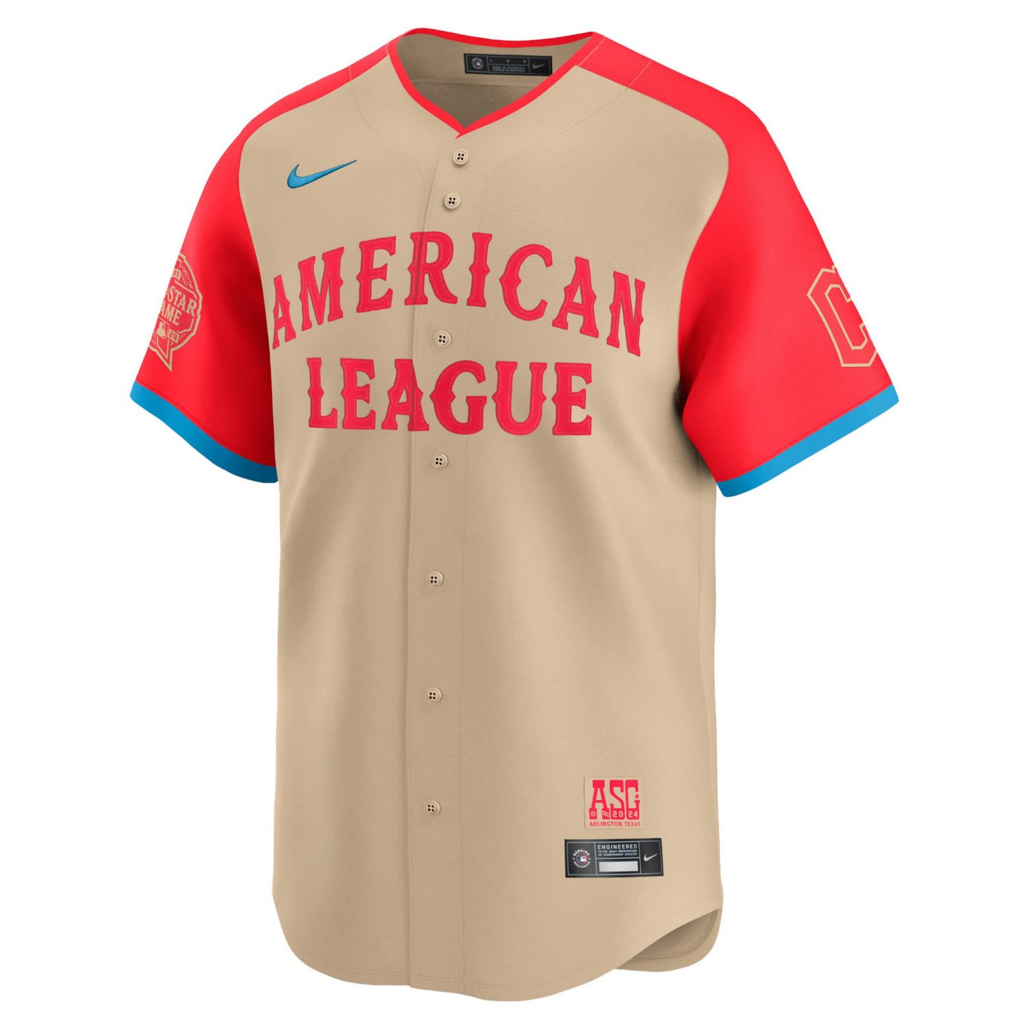 Nike Jose Ramirez American League 2024 MLB All-Star Game Limited Player Jersey - view number 2