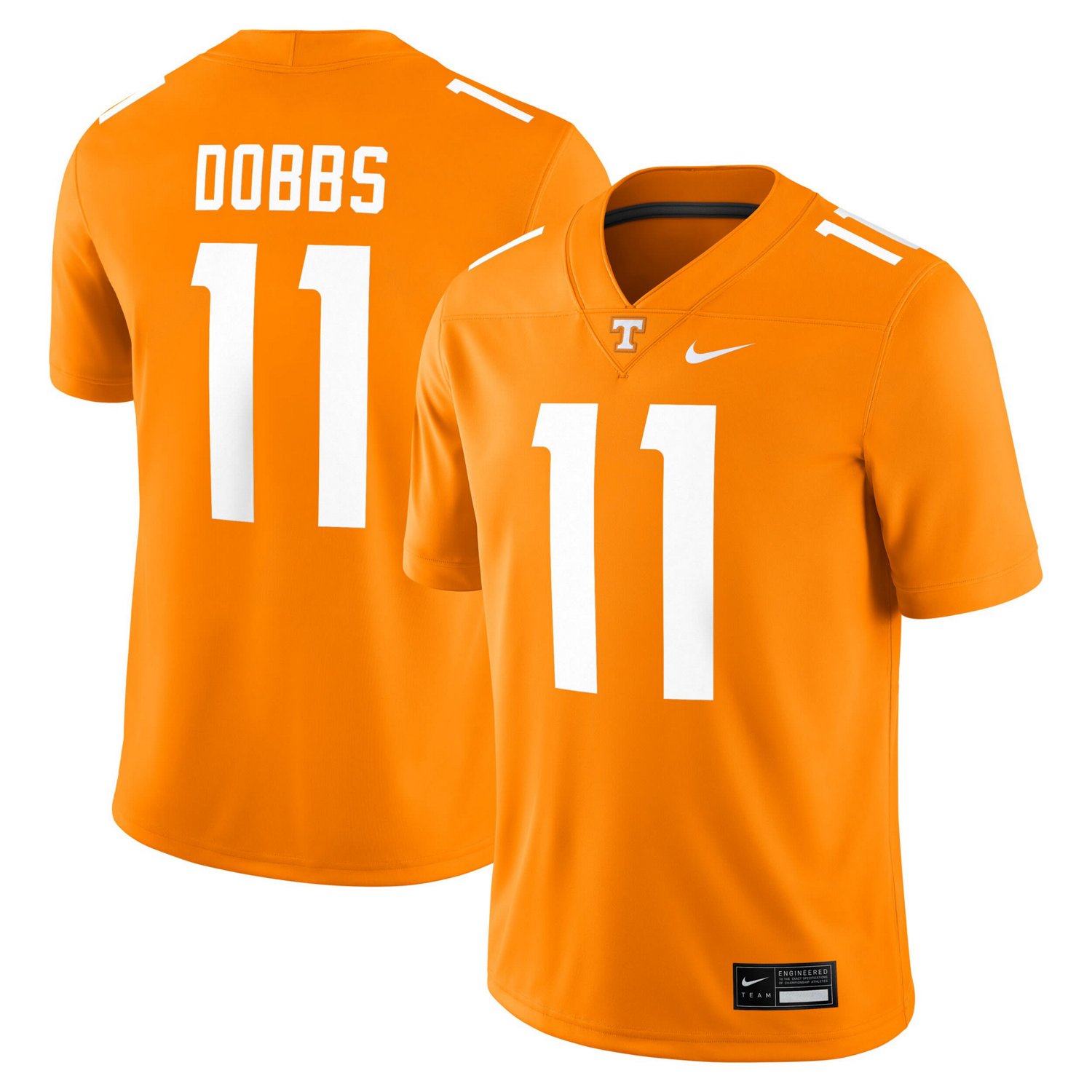 Nike Joshua Dobbs Tennessee Tennessee Volunteers Player Game Jersey