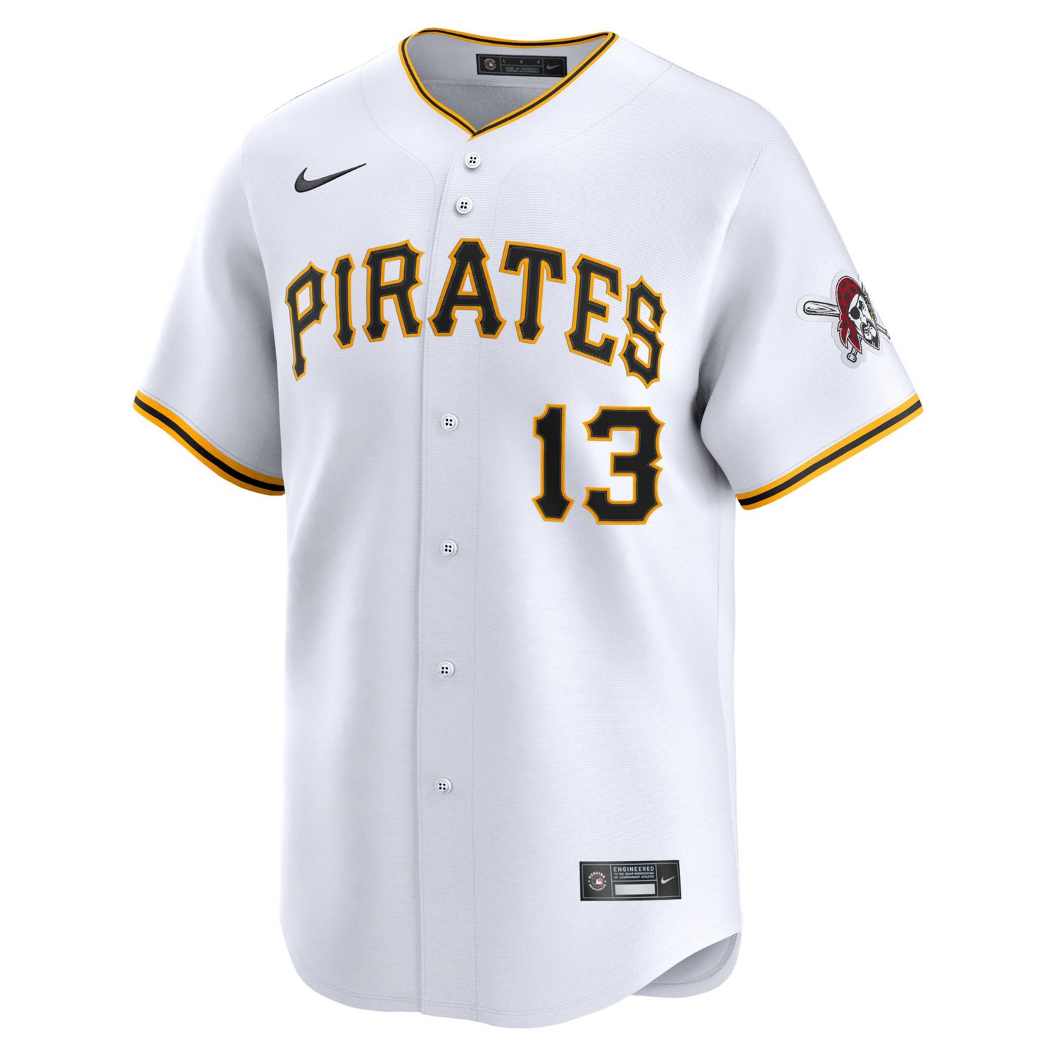 Nike Ke'Bryan Hayes Pittsburgh Pirates Home Limited Player Jersey - view number 2