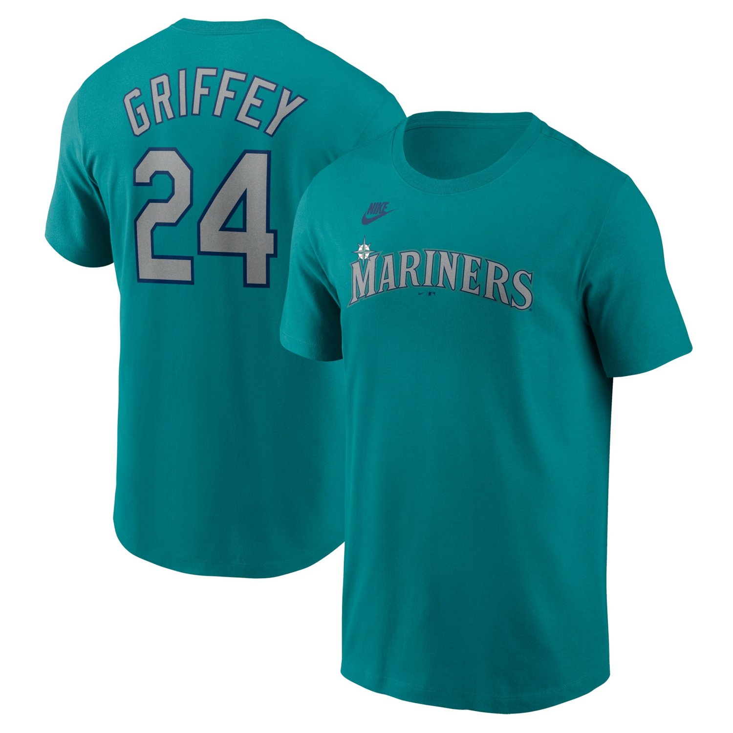 Nike Ken Griffey Jr Seattle Mariners Fuse Name  Number T-Shirt
