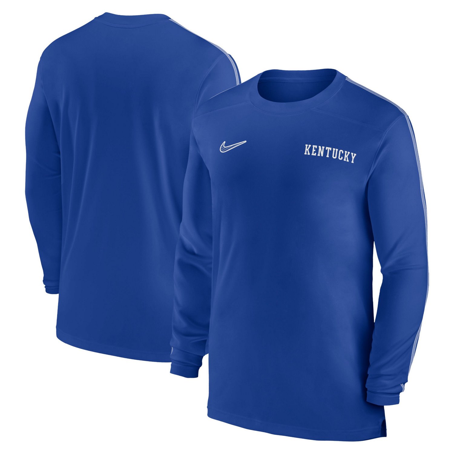 Nike Kentucky Wildcats 2024 Sideline Coach UV Performance Long Sleeve T-Shirt - view number 1