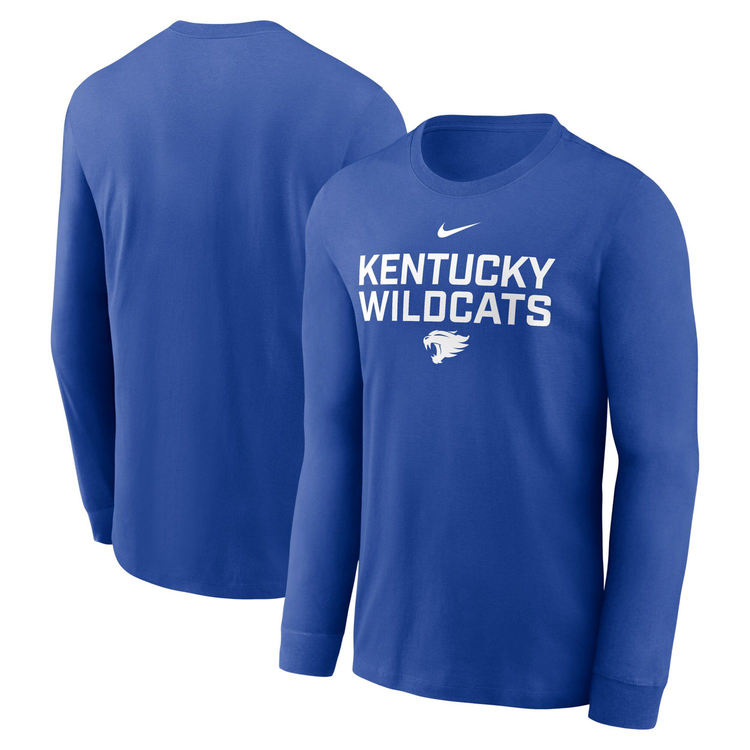 Nike Kentucky Wildcats 2025 Sideline Performance Long Sleeve T-Shirt