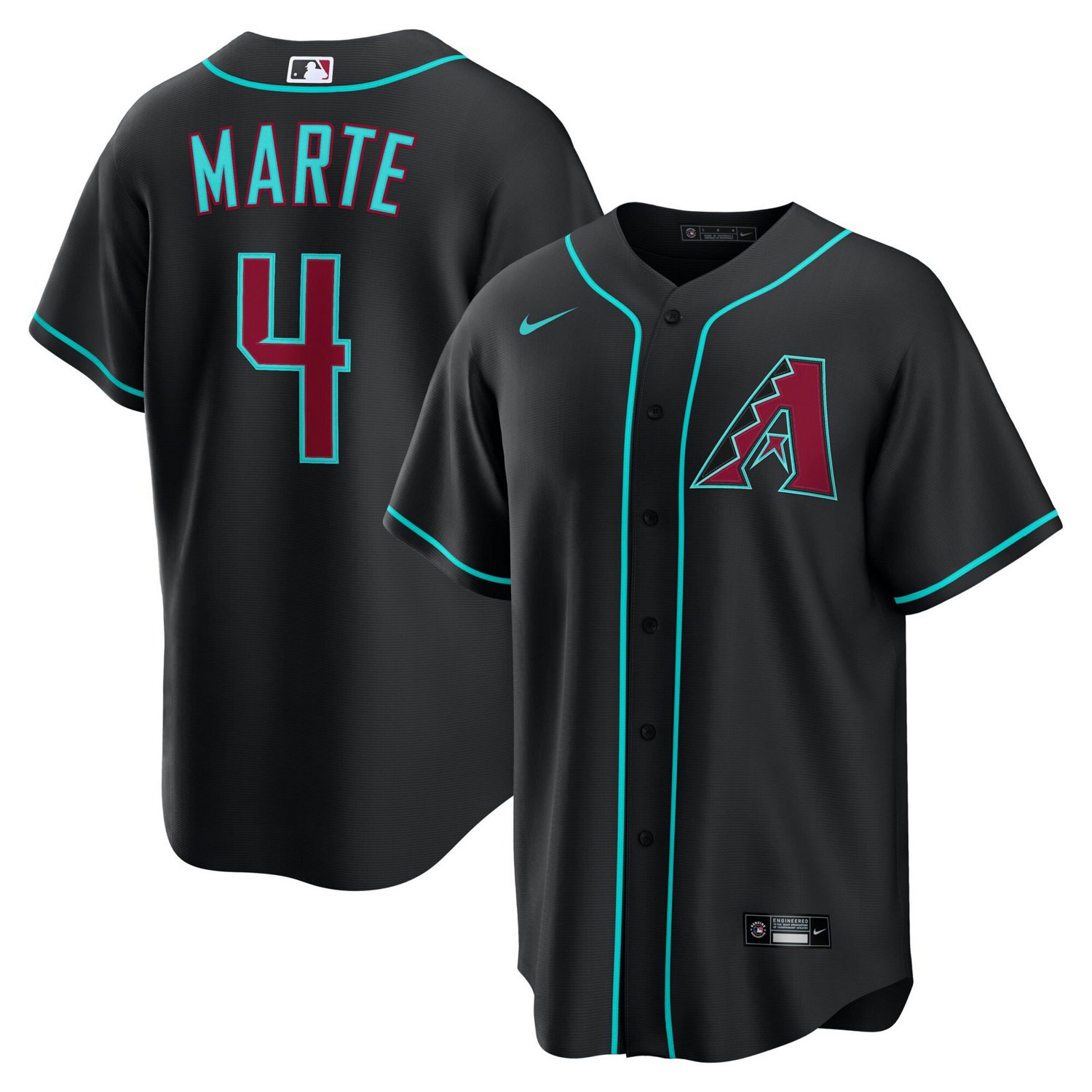 Nike Ketel Marte Arizona Diamondbacks Alternate Replica Jersey - view number 1