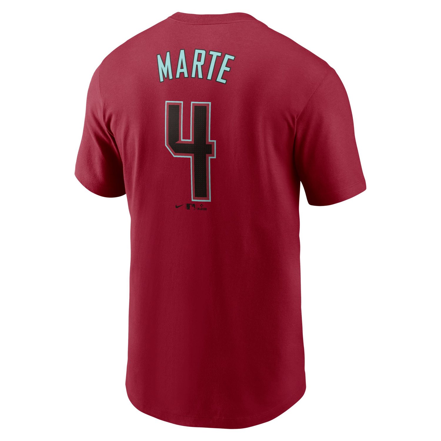 Nike Ketel Marte Arizona Diamondbacks Fuse Name  Number T-Shirt                                                                  - view number 3