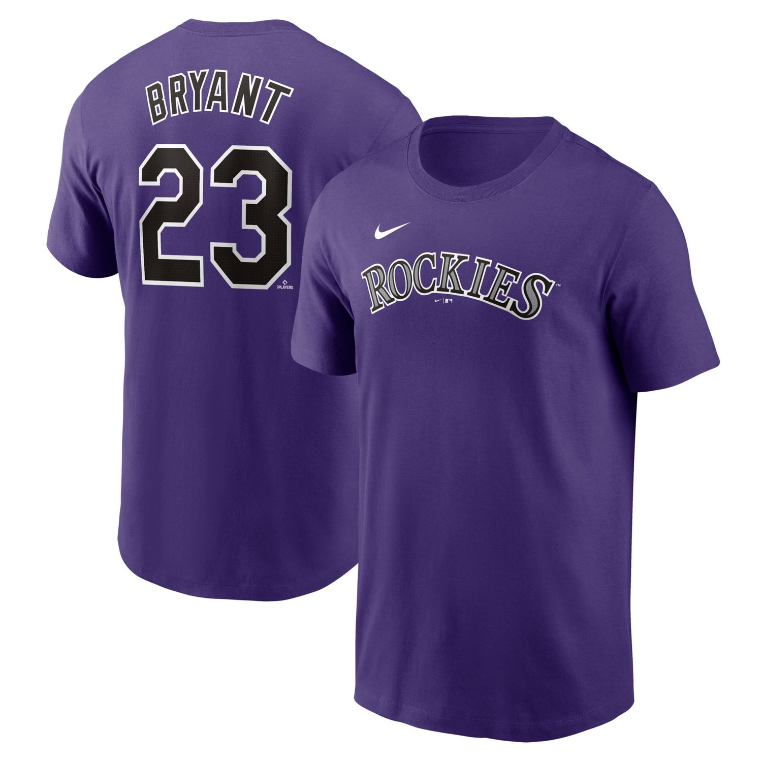 Nike Kris Bryant Colorado Rockies Fuse Name  Number T-Shirt - view number 1