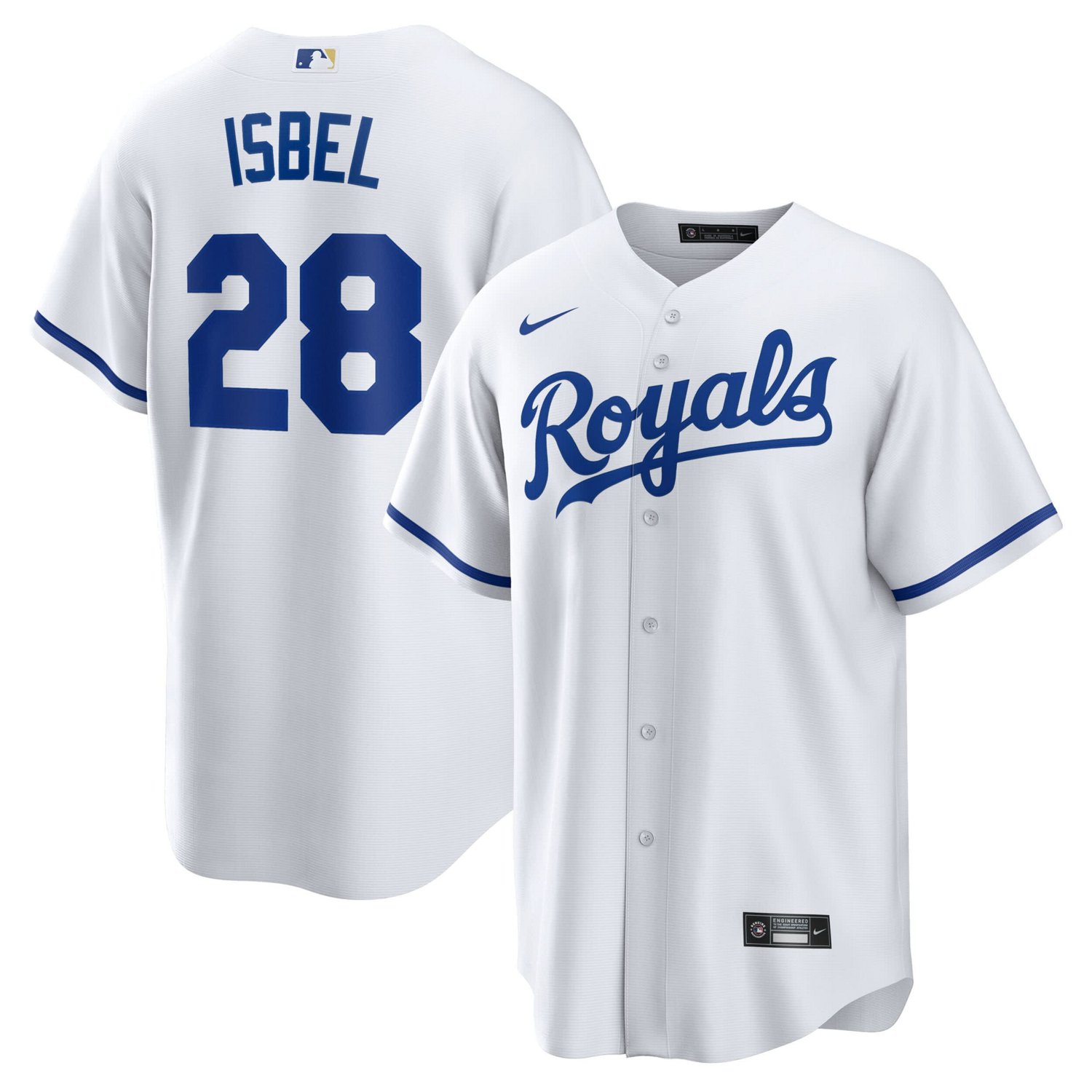 Nike Kyle Isbel Kansas City Royals Home Replica Jersey