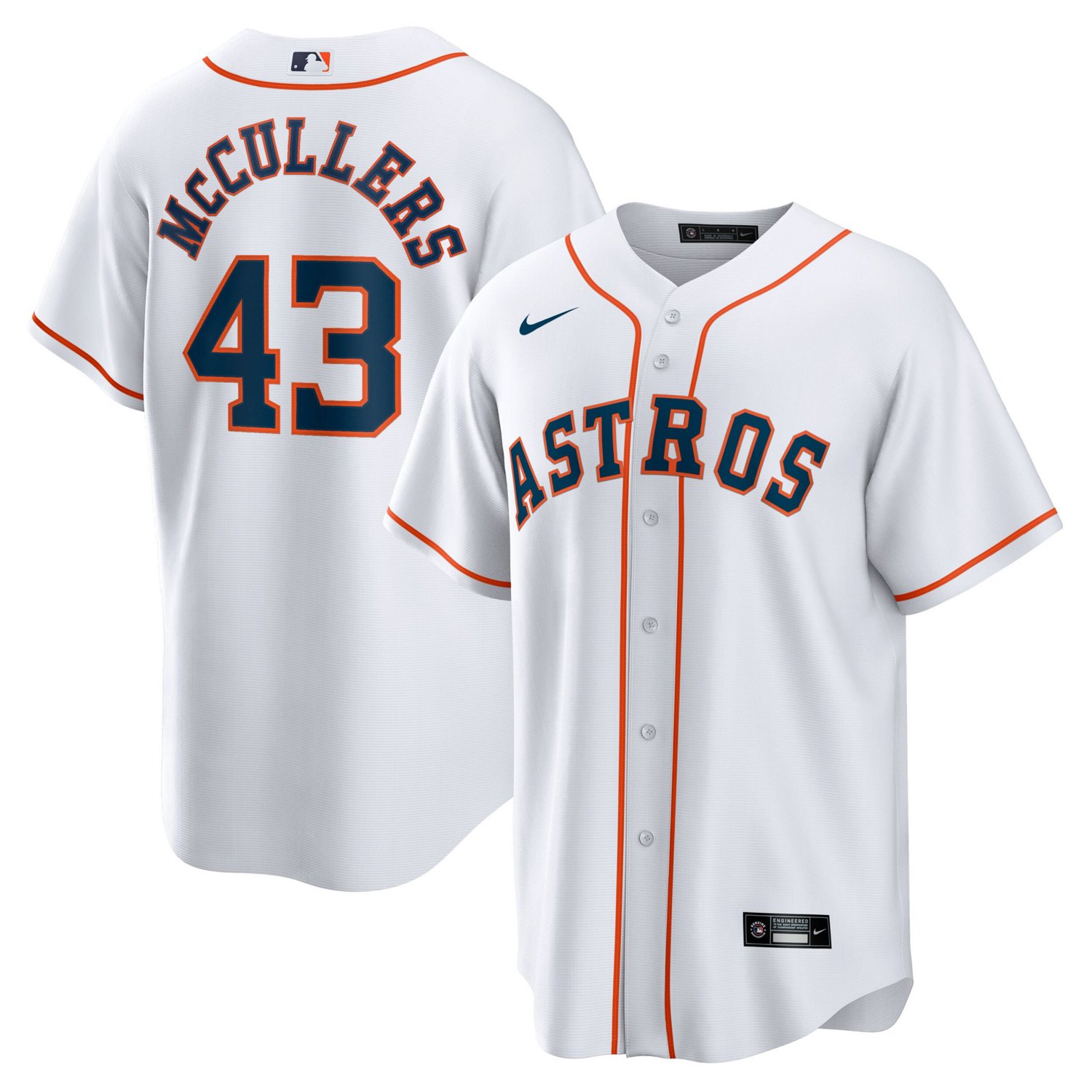 Nike Lance McCullers Jr Houston Astros Home Replica Jersey - view number 1