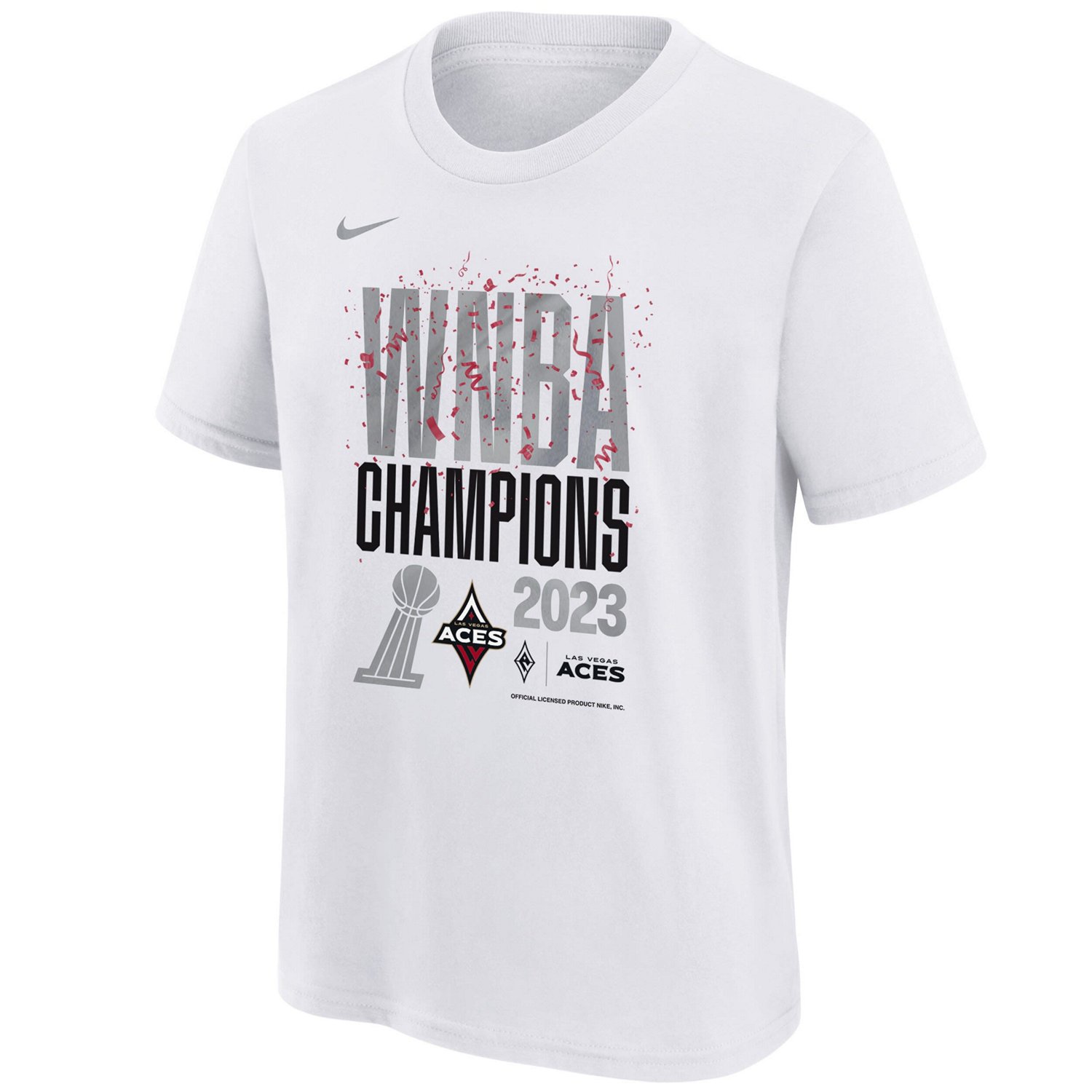 Nike Las Vegas Aces 2023 WNBA Finals Champions Authentic Parade T-Shirt - view number 2