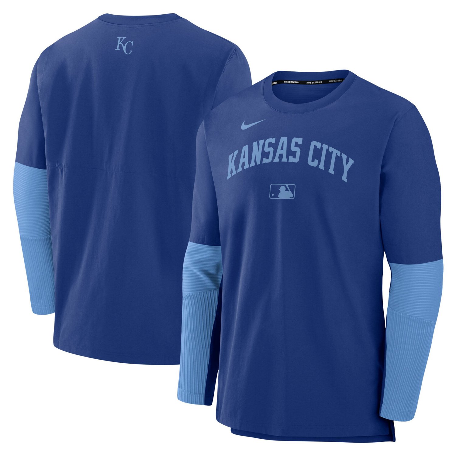 Nike Light Blue Kansas City s Authentic Collection Player Lightweight Performance Long Sleeve Top