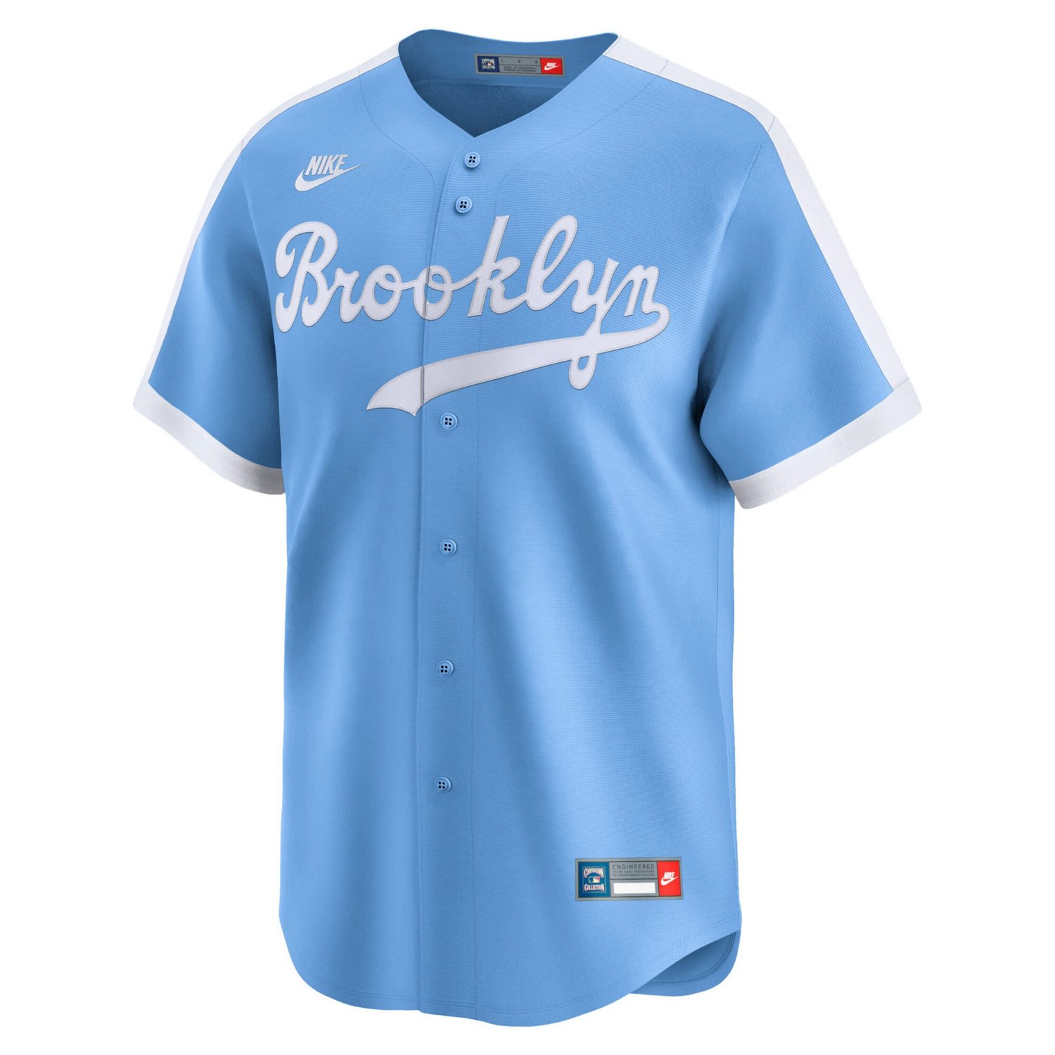 Nike Light Brooklyn Dodgers Cooperstown Collection Limited Jersey - view number 2