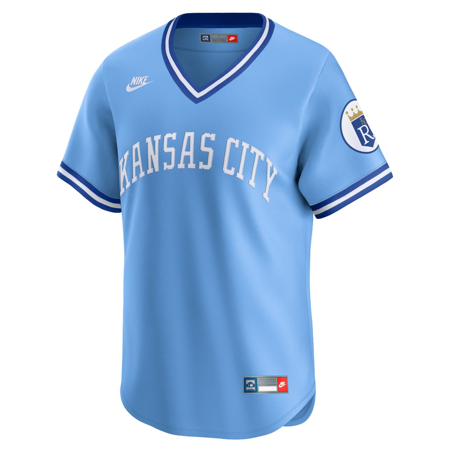 Nike Light Kansas City Royals Cooperstown Collection Limited Jersey                                                              - view number 2