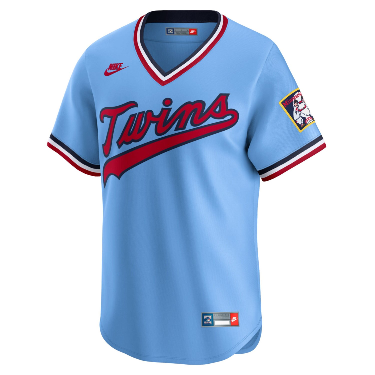 Nike Light Minnesota Twins Cooperstown Collection Limited Jersey - view number 2