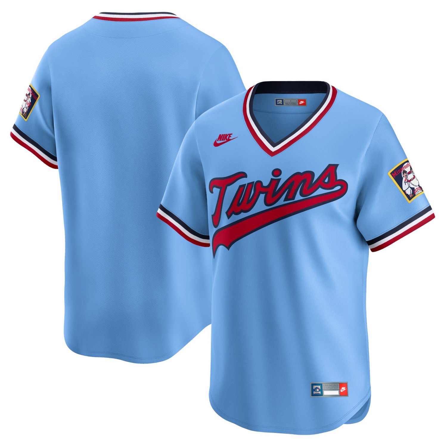 Nike Light Minnesota Twins Cooperstown Collection Limited Jersey