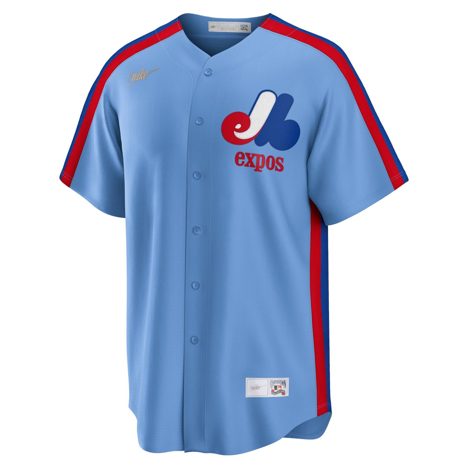 Nike Light Montreal Expos Road Cooperstown Collection Team Jersey - view number 2