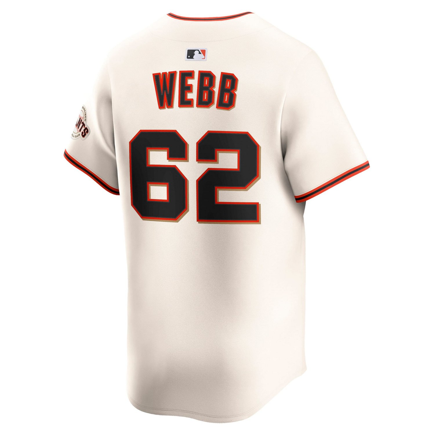 Nike Logan Webb San Francisco Giants Home Limited Player Jersey - view number 3