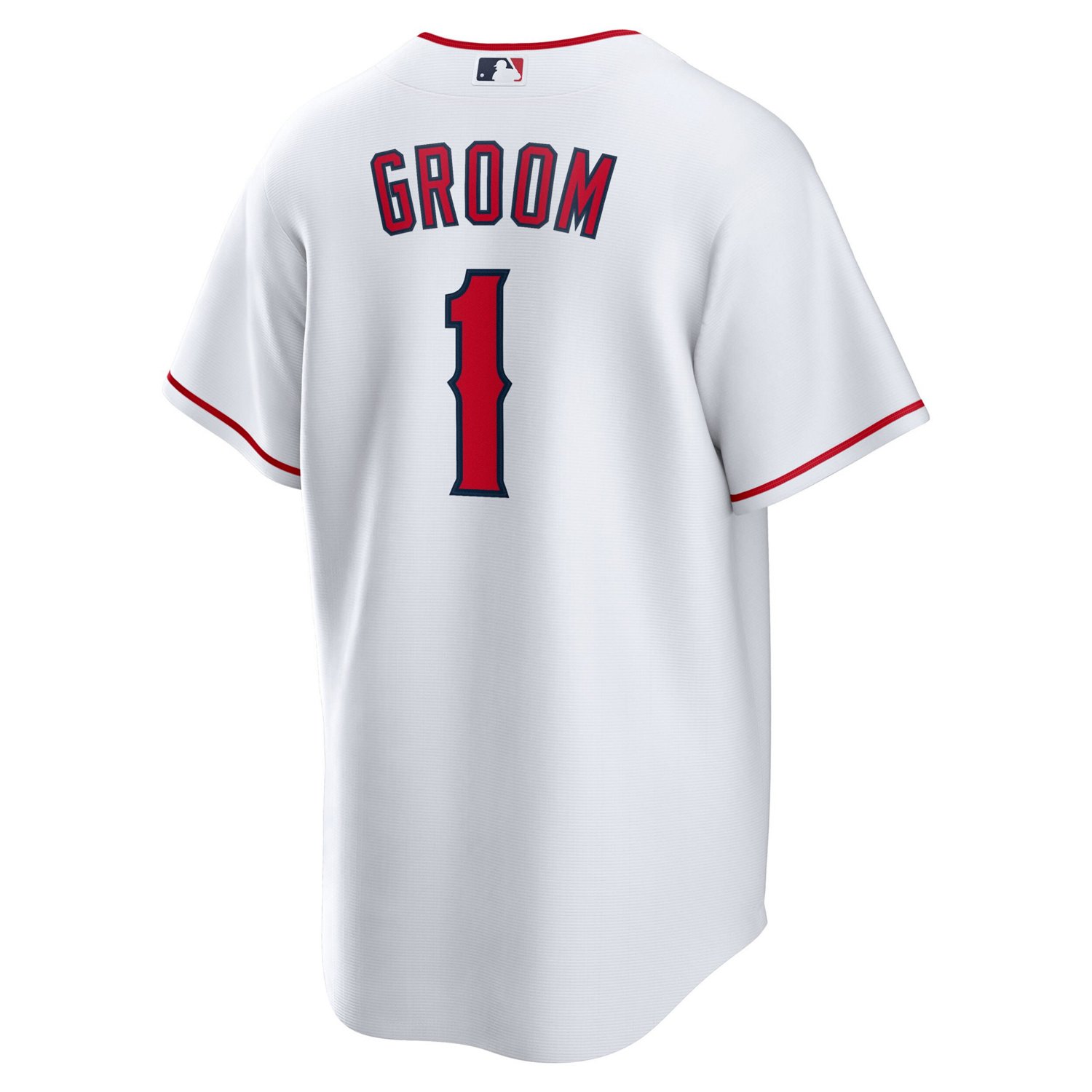 Nike Los Angeles Angels 1 Groom Home Replica Jersey - view number 3