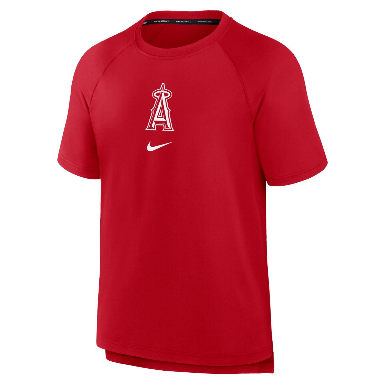 Nike Los Angeles Angels Authentic Collection Pregame Raglan Performance T-Shirt